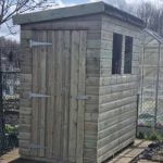 Standard Pent Shed – Door Left Gable