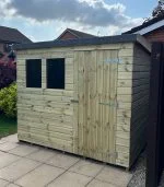 Standard Pent Shed – Door Right Front
