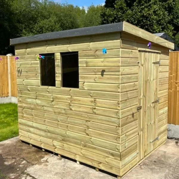 Standard Pent Shed – Door Right Gable